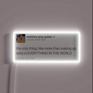MGG Tweet RGB Neon Sign