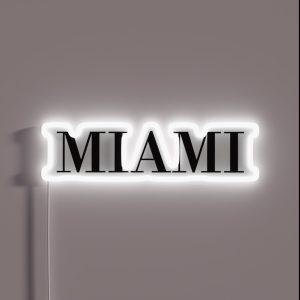 Miami RGB Neon Sign