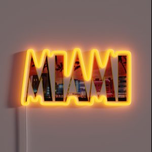 Miami RGB Neon Sign Miami RGB Neon Sign
