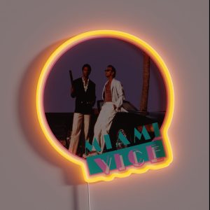 Miami Vice Retro RGB Neon Sign Miami Vice Retro RGB Neon Sign