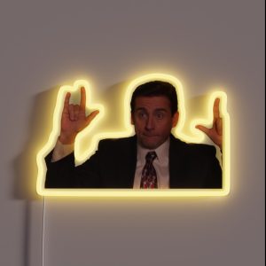 Michael G Scott RGB Neon Sign