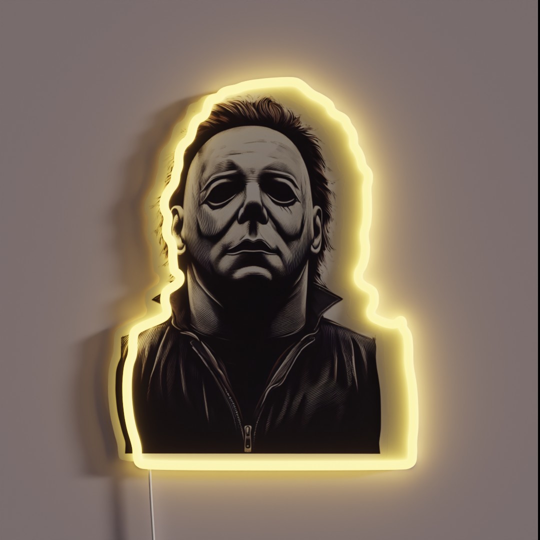 Michael Myers Vintage RGB Neon Sign Michael Myers Vintage RGB Neon Sign