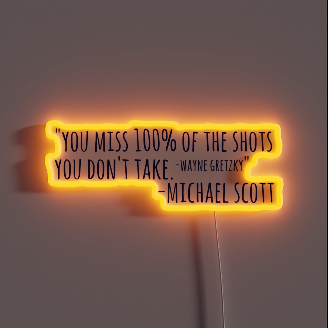 Michael Scott RGB Neon Sign Michael Scott RGB Neon Sign