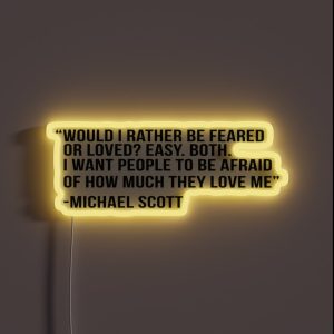 Michael Scott RGB Neon Sign Michael Scott RGB Neon Sign