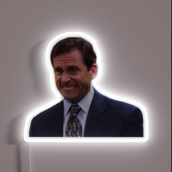 Michael Scott RGB Neon Sign