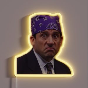 Michael Scott RGB Neon Sign