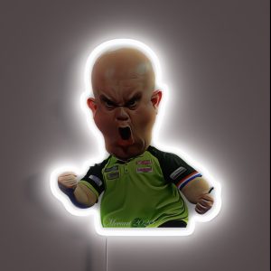 Michael Van Darts For Fans RGB Neon Sign