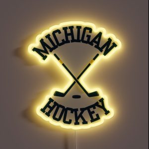 Michigan Hockey RGB Neon Sign