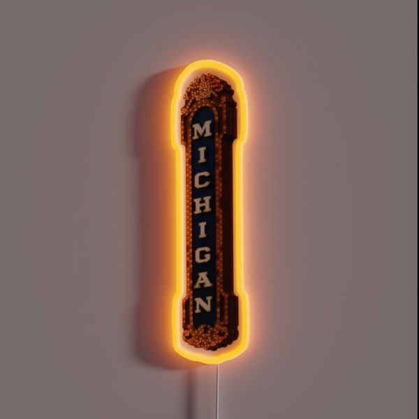 Michigan Theater RGB Neon Sign