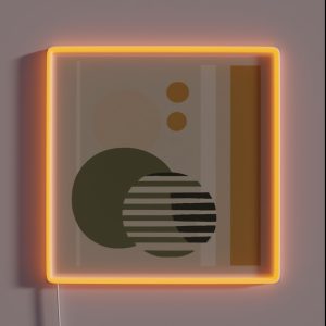 Mid Century Modern Earth RGB Neon Sign Mid Century Modern Earth RGB Neon Sign