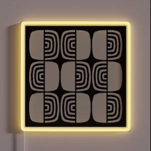 Mid Century Modern Half Concentric Circle Pattern 737 RGB Neon Sign Mid Century Modern Half Concentric Circle Pattern 737 RGB Neon Sign