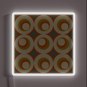 Mid Century Modern Orange RGB Neon Sign Mid Century Modern Orange RGB Neon Sign