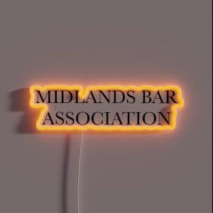 Midlands Bar Association Mock Trial RGB Neon Sign