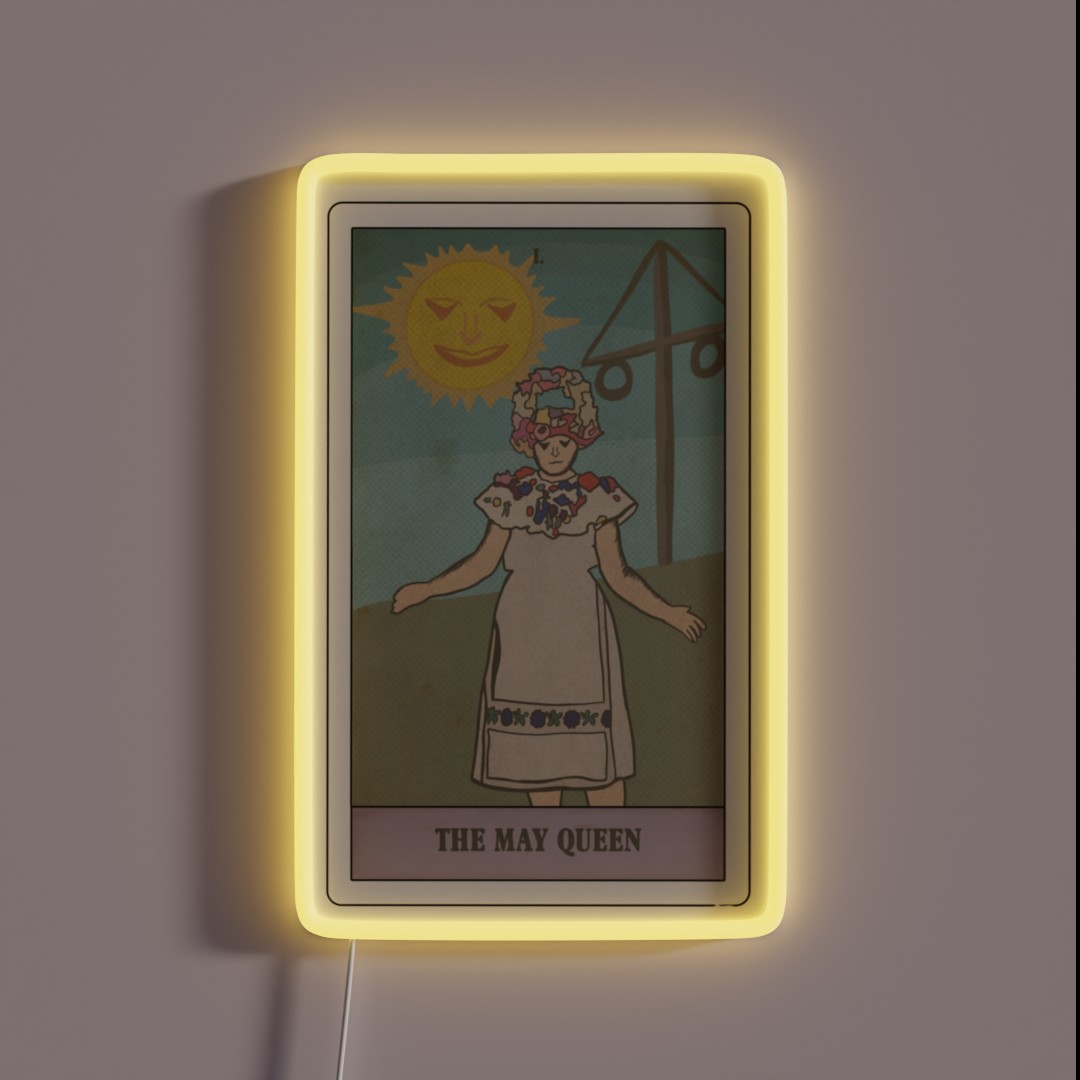 Midsommar Tarot Card A24 Series RGB Neon Sign Midsommar Tarot Card A24 Series RGB Neon Sign