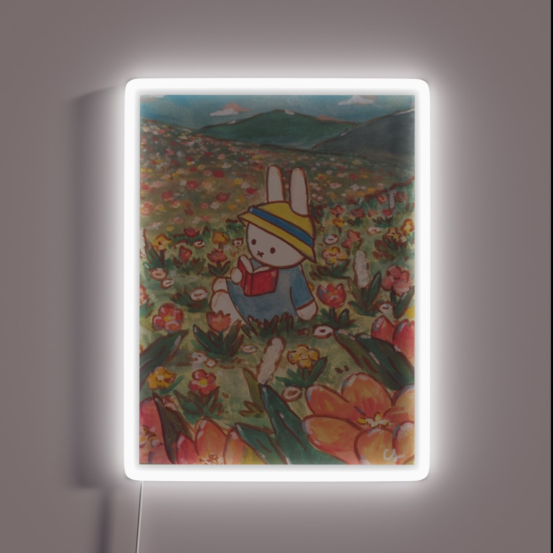 Miffy S Day Off RGB Neon Sign Miffy S Day Off RGB Neon Sign