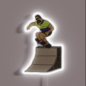 Mike Nolan Pro Skater RGB Neon Sign