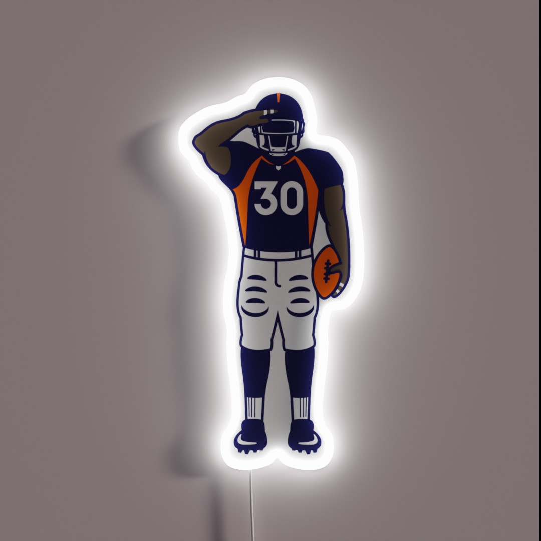 Mile High Salute Full Color RGB Neon Sign Mile High Salute Full Color RGB Neon Sign