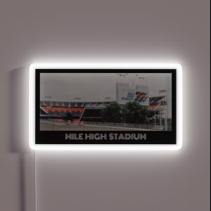 Mile High Stadium RGB Neon Sign Mile High Stadium RGB Neon Sign