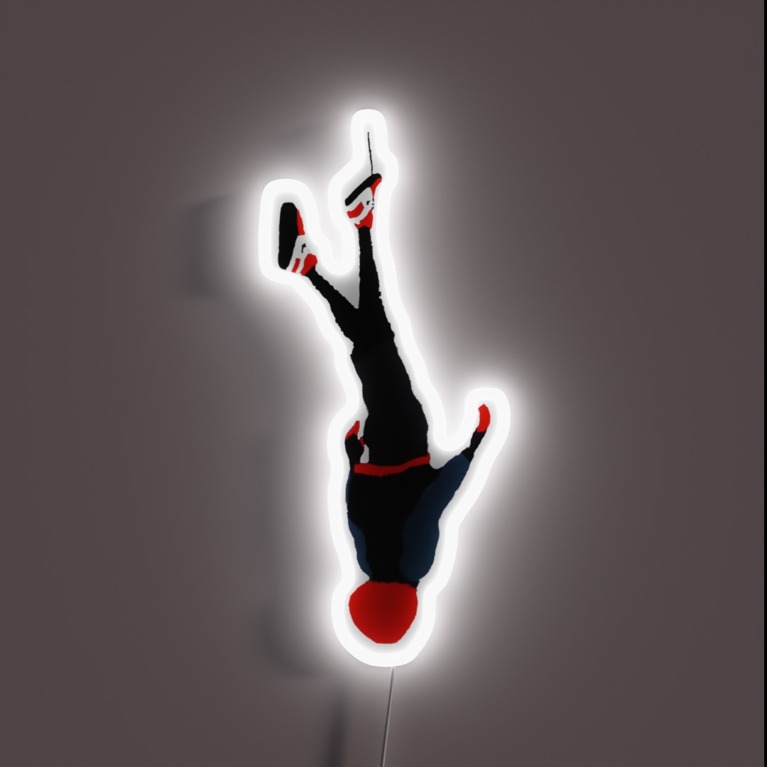 Miles Morales Dive RGB Neon Sign Miles Morales Dive RGB Neon Sign