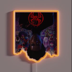 Miles Vs The Spider Verse RGB Neon Sign