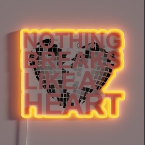 Miley Cyrus NBLAH Nothing Breaks Like A Heart RGB Neon Sign