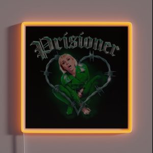 Miley Cyrus Prisoner Design RGB Neon Sign