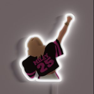 Miley Cyrus Super Bowl RGB Neon Sign