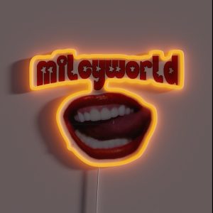 Mileyworld RGB Neon Sign