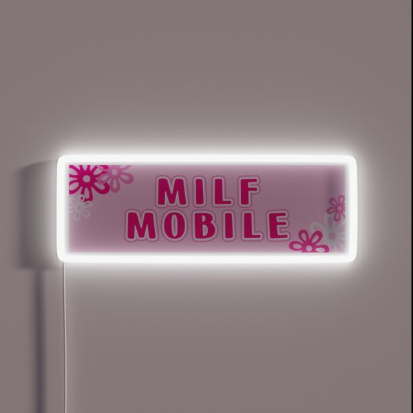 Milf Mobile RGB Neon Sign