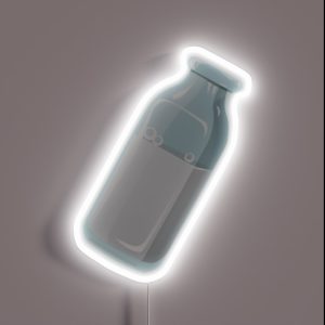 Milk Bottle RGB Neon Sign Milk Bottle RGB Neon Sign
