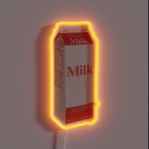 Milk Carton RGB Neon Sign Milk Carton RGB Neon Sign
