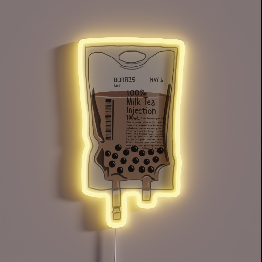 Milk Tea IV RGB Neon Sign Milk Tea IV RGB Neon Sign