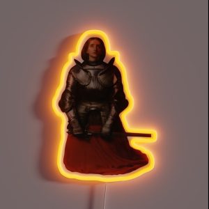 Millais S Joan Of Arc RGB Neon Sign Millais S Joan Of Arc RGB Neon Sign