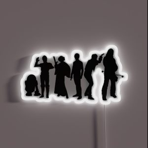 Millenium Falcon Crew RGB Neon Sign Millenium Falcon Crew RGB Neon Sign
