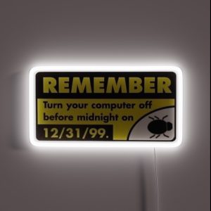 Millennium Bug RGB Neon Sign Millennium Bug RGB Neon Sign