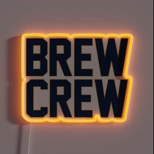 Milwaukee Brewers RGB Neon Sign
