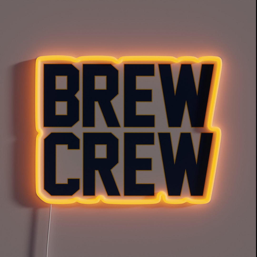 Milwaukee Brewers RGB Neon Sign Milwaukee Brewers RGB Neon Sign