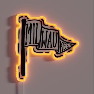 Milwaukee Flag RGB Neon Sign