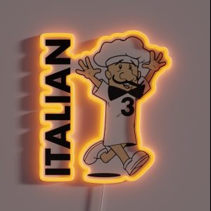 Milwaukee Italian Sausage Racer RGB Neon Sign