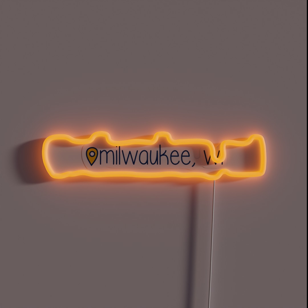 Milwaukee RGB Neon Sign Milwaukee RGB Neon Sign