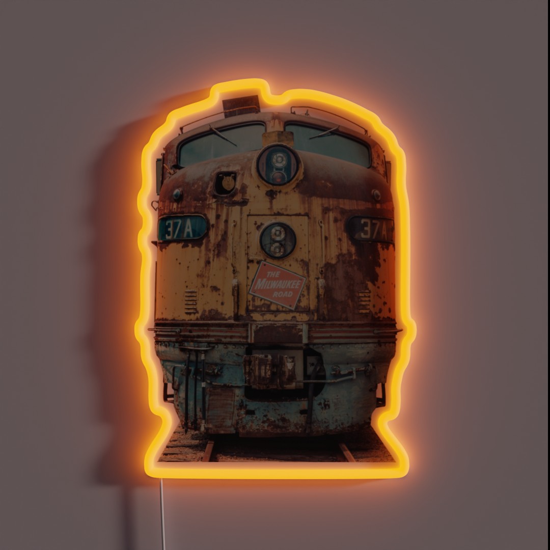 Milwaukee Road To Ruin RGB Neon Sign Milwaukee Road To Ruin RGB Neon Sign