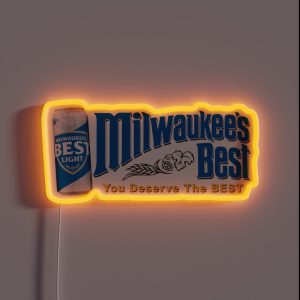Milwaukee S Best Light Beer RGB Neon Sign