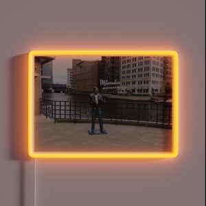 Milwaukee Wisconsin Beautiful Riverwalk RGB Neon Sign