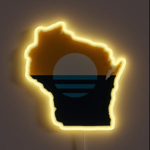 Milwaukee Wisconsin RGB Neon Sign