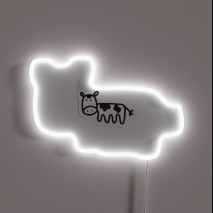Mini Cow RGB Neon Sign Mini Cow RGB Neon Sign