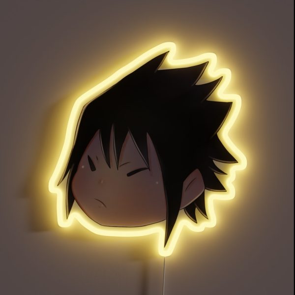 Mini Cute Sasuke RGB Neon Sign