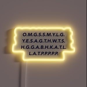 Mini Oh My God Sebastian Stan Man You Re Looking Good Phone Size RGB Neon Sign