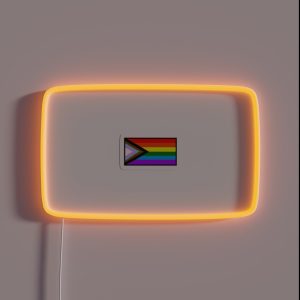 Mini Progress Pride Flag RGB Neon Sign