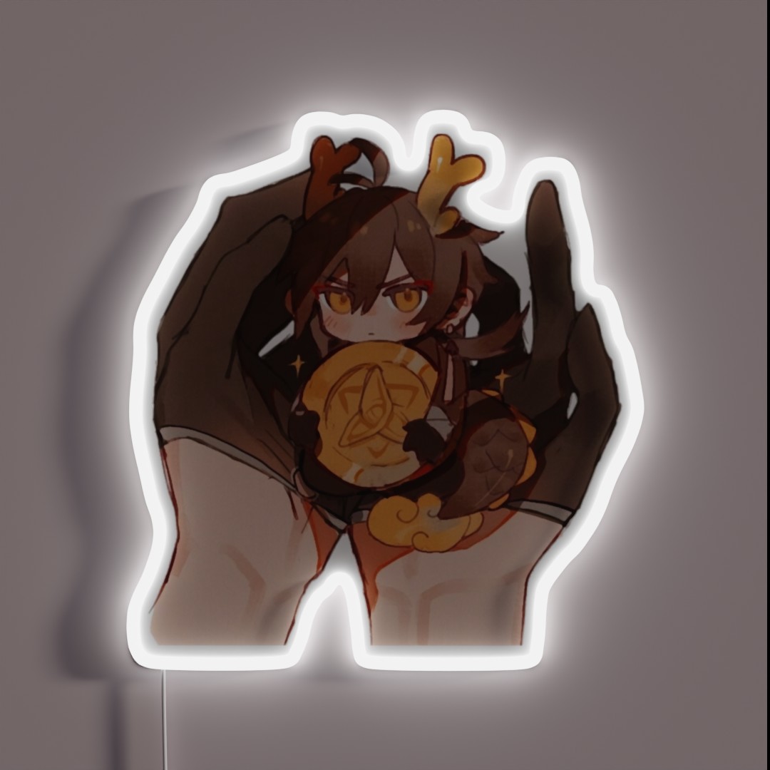 Mini Zhongli Genshin Impact Morax Rex Lapis RGB Neon Sign Mini Zhongli Genshin Impact Morax Rex Lapis RGB Neon Sign