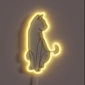 Minimalist Cat RGB Neon Sign Minimalist Cat RGB Neon Sign